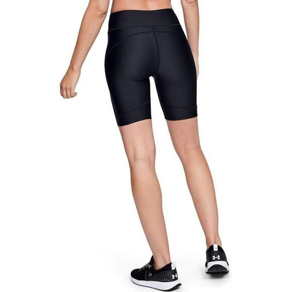 Under Armour Women's HeatGear Black Bike Shorts Compression Pull On Sz.XS - Picture 2 of 4